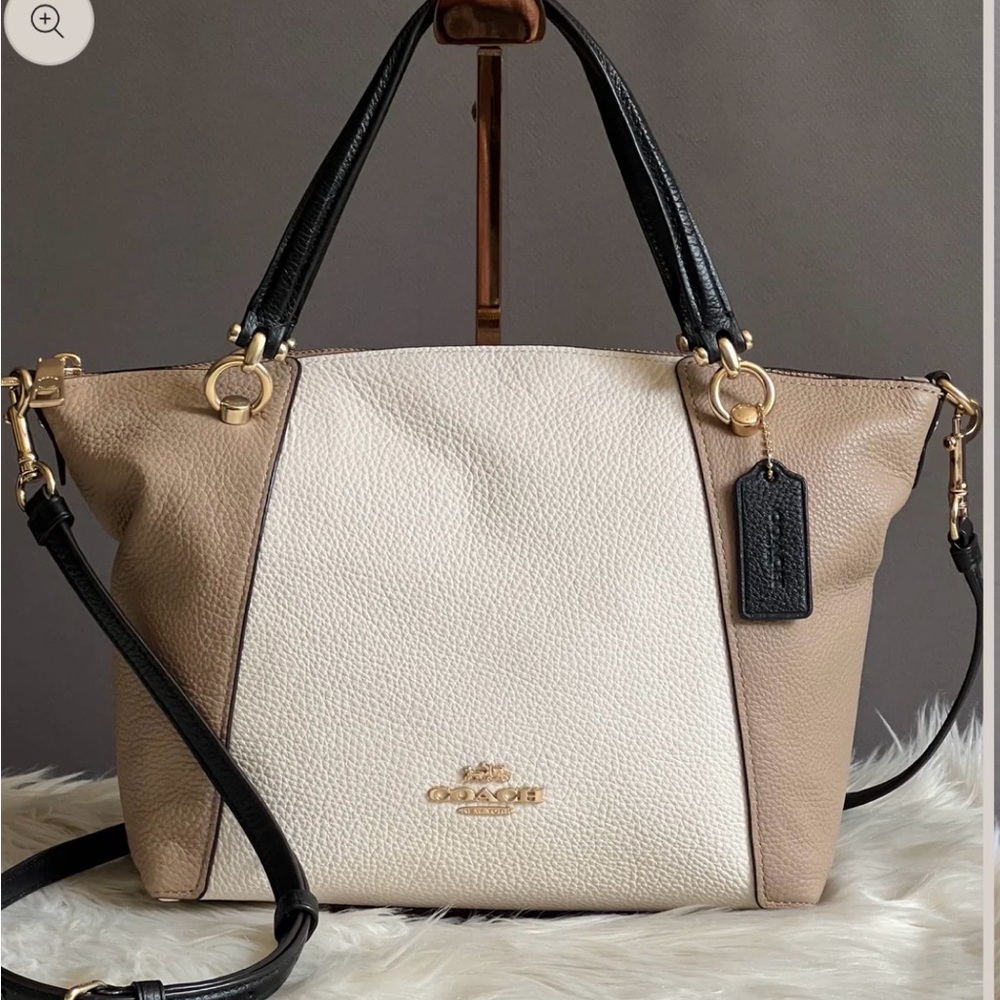 Coach Kacey Satchel in colorblock